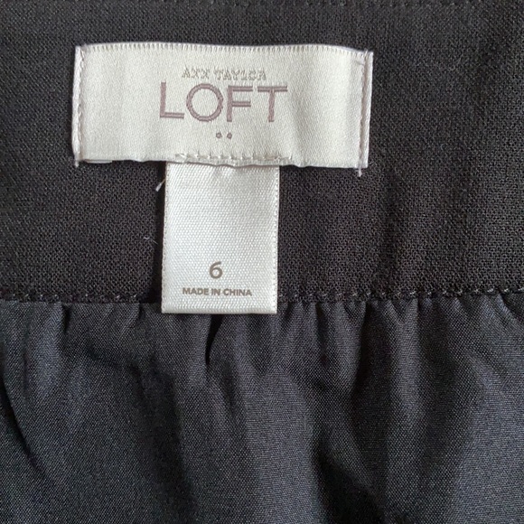 Ann Taylor Factory black skirt size 6 - Picture 3 of 4